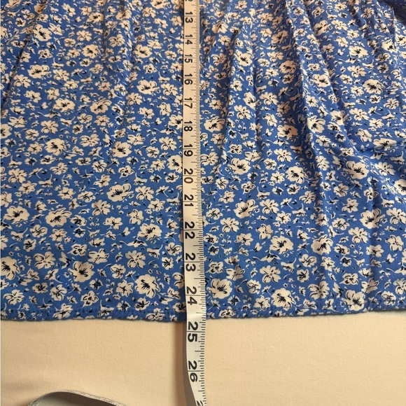 Alexander Jordan Blue Floral Long Sleeve Peasant Top size XL excellent condition - Picture 6 of 6